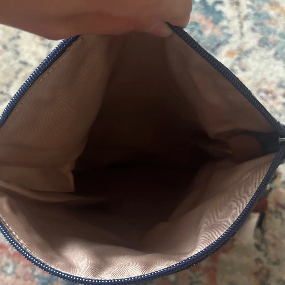 Sakroots Navy and Brown Floral Shoulder Bag - Picture 10 of 12